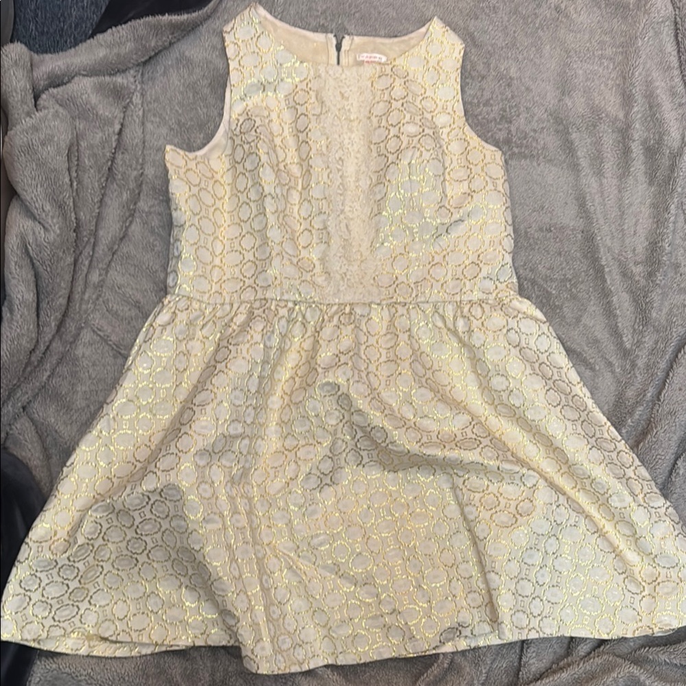 Xhiliration xxl cute ‘cupcake’ style dress with gold